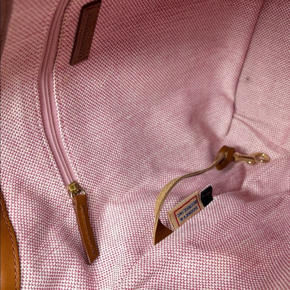 Dooney & Bourke Light Blue and Tan Shoulder Bag - Picture 9 of 11